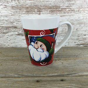 Lovett Santa Claus Christmas Coffee Cup 4 1/2" tall Santa Christmas Mug